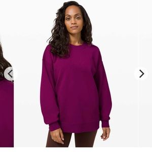 Lululemon perfectly oversized sweatshirt sz12